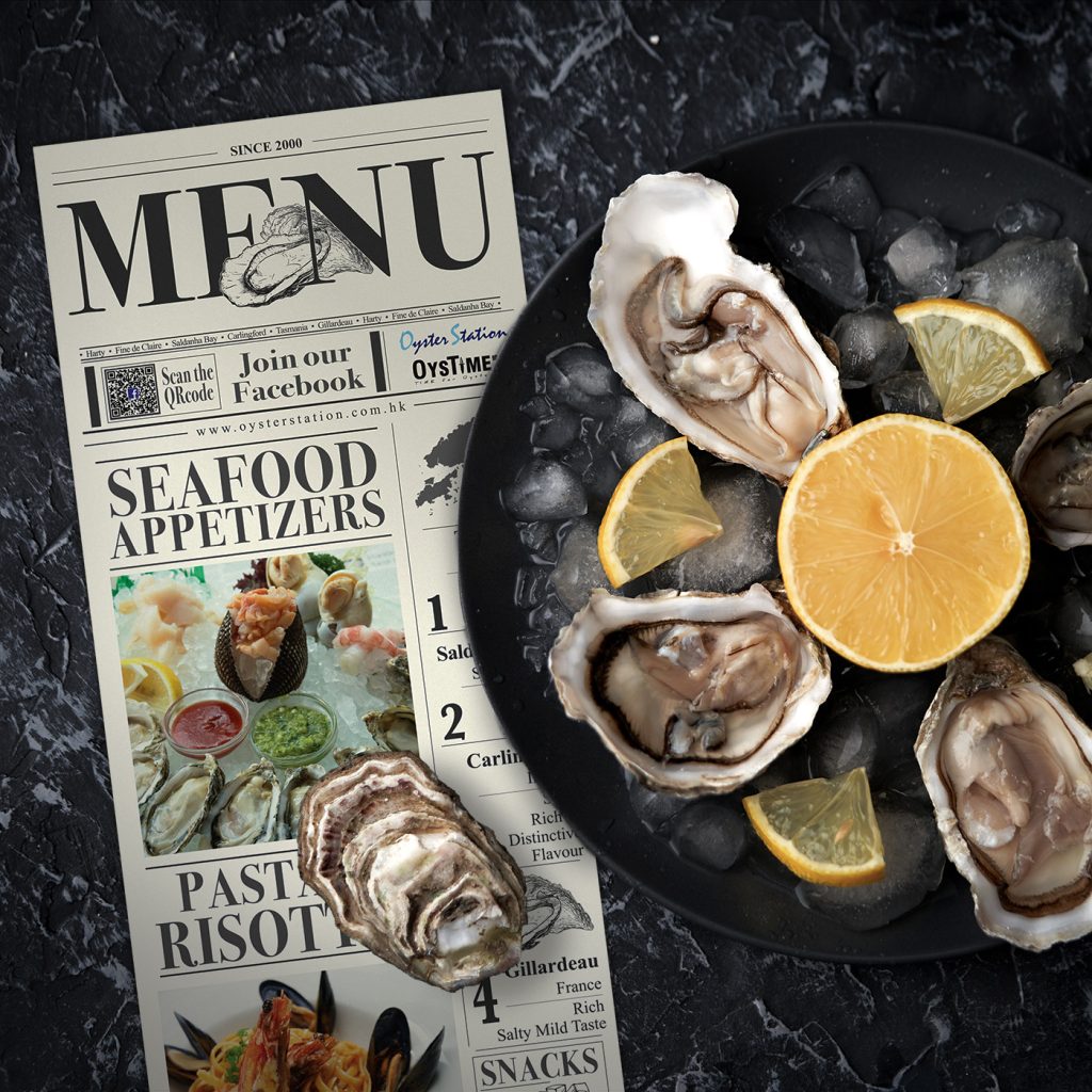 Oyster Station／Menu